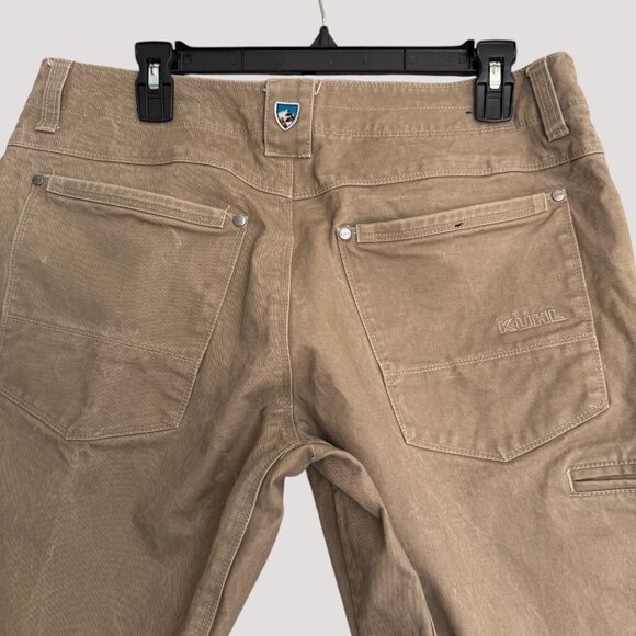 Kuhl Free Rydr Pants Men’s 34X30 Khaki Vintage Patina Dye Cotton - Picture 8 of 11